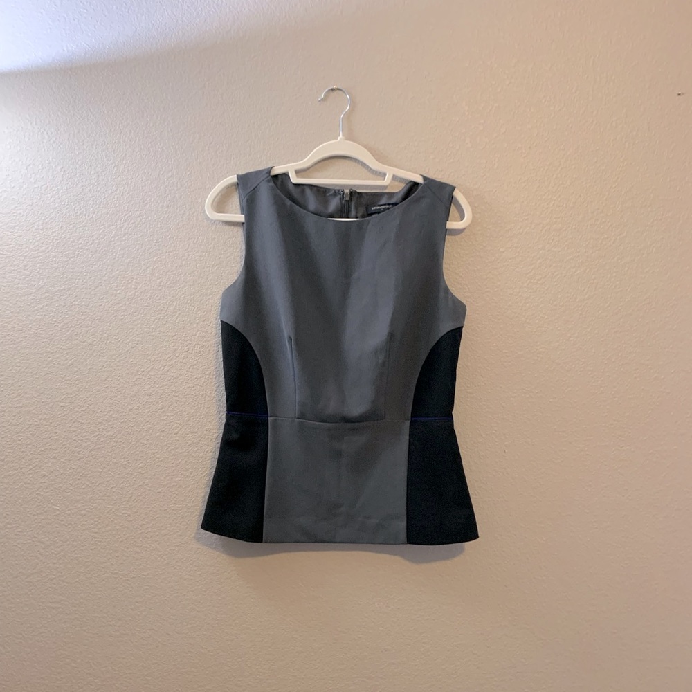 Banana Republic Sleeveless Peplum Blouse